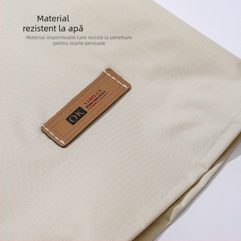 Șorț de manichiură — impermeabil și rezistent la ulei, poliester, design modern, îmbrăcăminte de lucru profesională pentru tehnicienii de unghii, 1 piesă