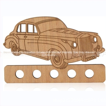 Ornament din lemn pentru birou în stil modern minimalist