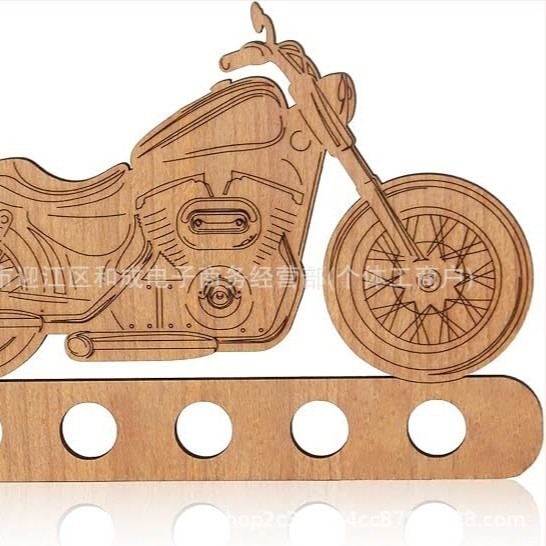 Ornament din lemn pentru birou în stil modern minimalist