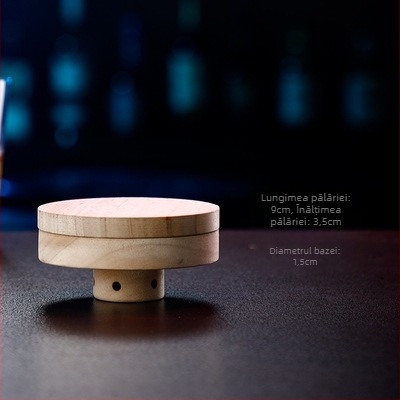 Set de fumător pentru cocktail cu bază din lemn, design modern minimalist, pentru bar și preparare acasă