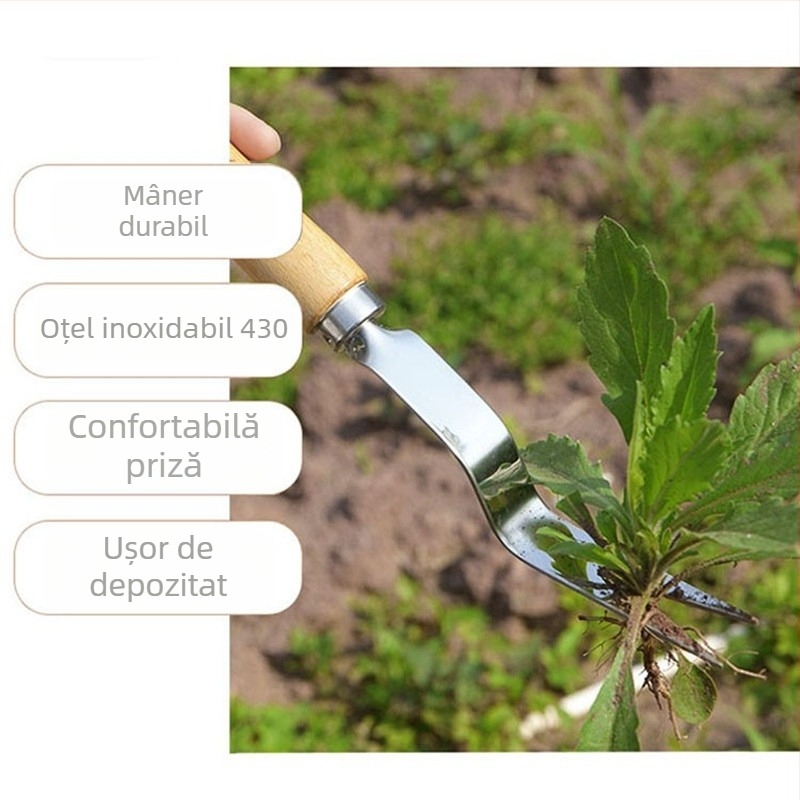 Lopată din oțel inoxidabil pentru grădină — unealtă pentru plivire, afânarea solului și transplantarea răsadurilor | Material: Oțel inoxidabil; Tip: Lopată; Aplicabil: Grădini, Grădinărit; Importat: Nu; Brand: Consultați Serviciul Clienți
