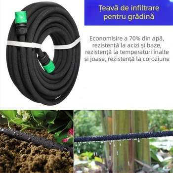Kit de grădinărit pentru uz casnic — Sistem PE de irigare prin picurare cu microjeturi pentru grădini și livezi