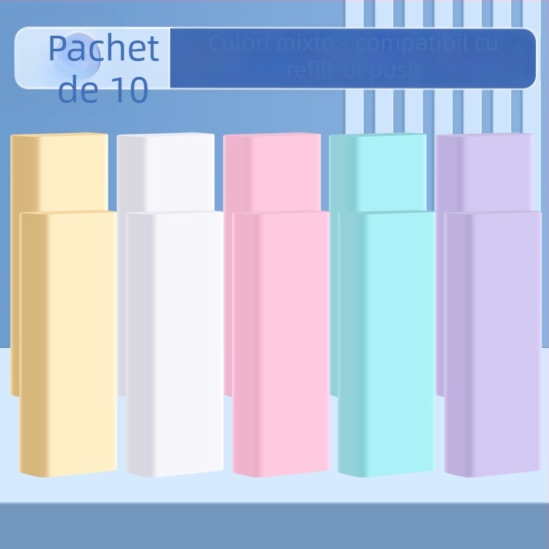 Rezerve radieră - Little Geek 9027, Cauciuc, Stil ruj, Pentru ștergere