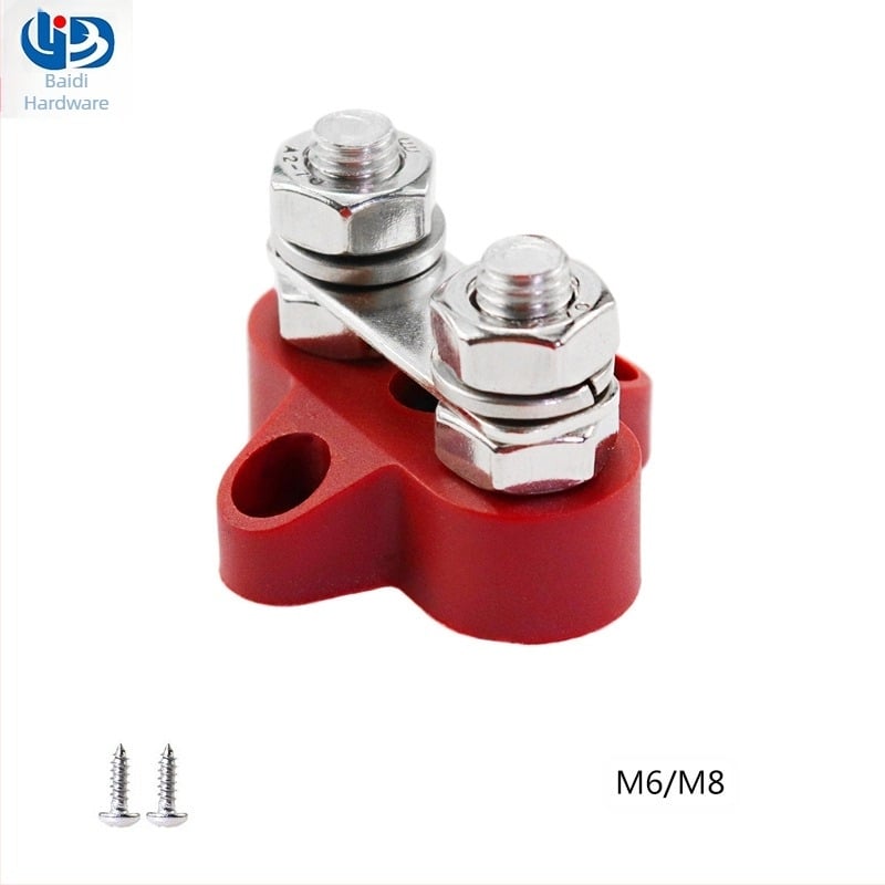Terminal de baterie Bai Bangsheng BD-S1 cu șuruburi duble M6/M8 pentru 12V–24V