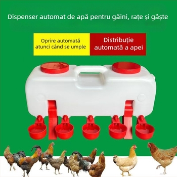 Găleată de băut automată pentru păsări – universală pentru găini, rațe și gâște; marcă Sailing; destinată creșterii animalelor