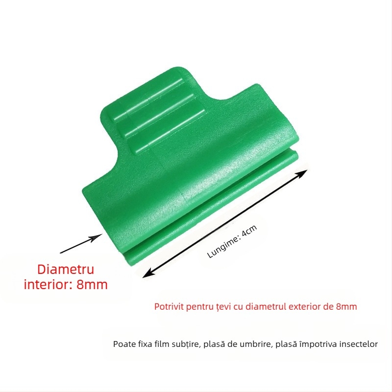 Cuplă laminatoare pentru seră (Tip: cuplă laminatoare; Material: plastic; Scop: laminare folie; Importat: Nu)