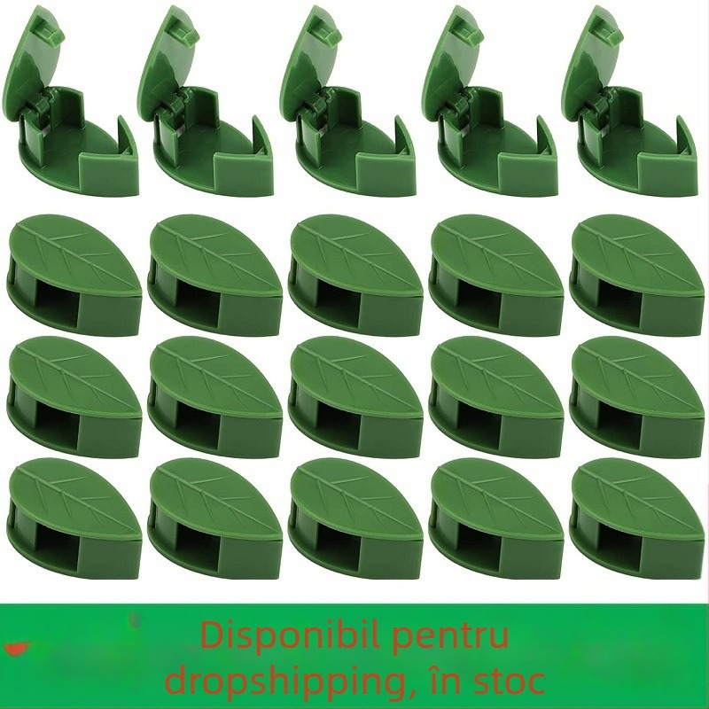 Fixator pentru plante cățărătoare – din plastic, clips autoadezive pentru fixare pe perete – marcă: Altă – nu se importă