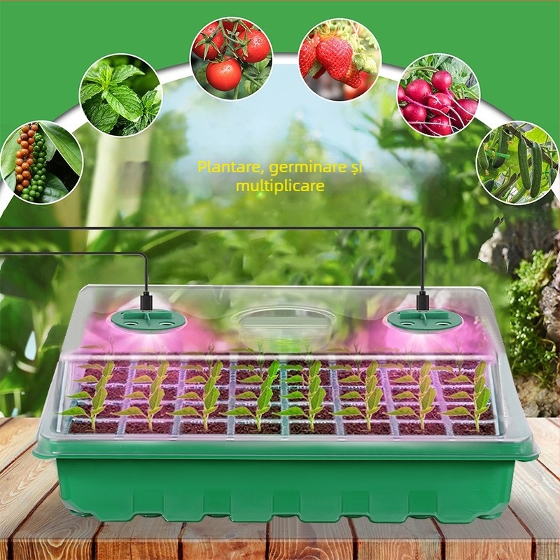 Cutie pentru răsaduri, din plastic, pentru răsaduri, Chengguan