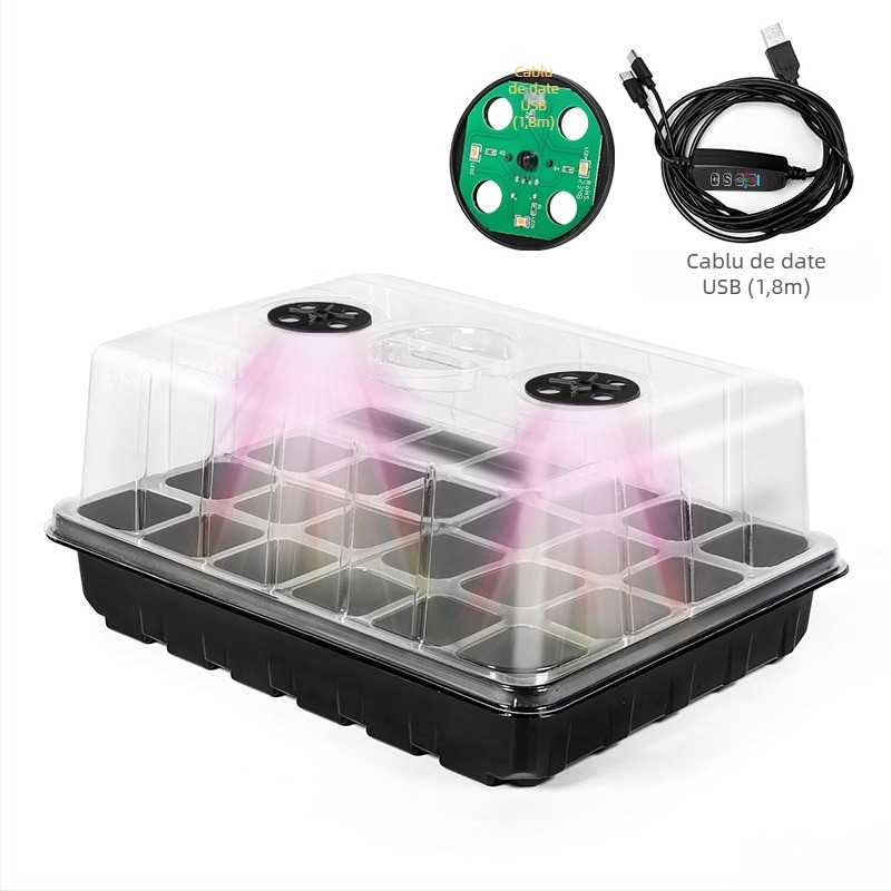 Cutie pentru răsaduri, din plastic, pentru răsaduri, Chengguan