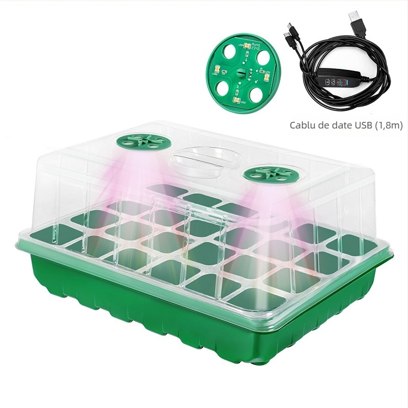 Cutie pentru răsaduri, din plastic, pentru răsaduri, Chengguan