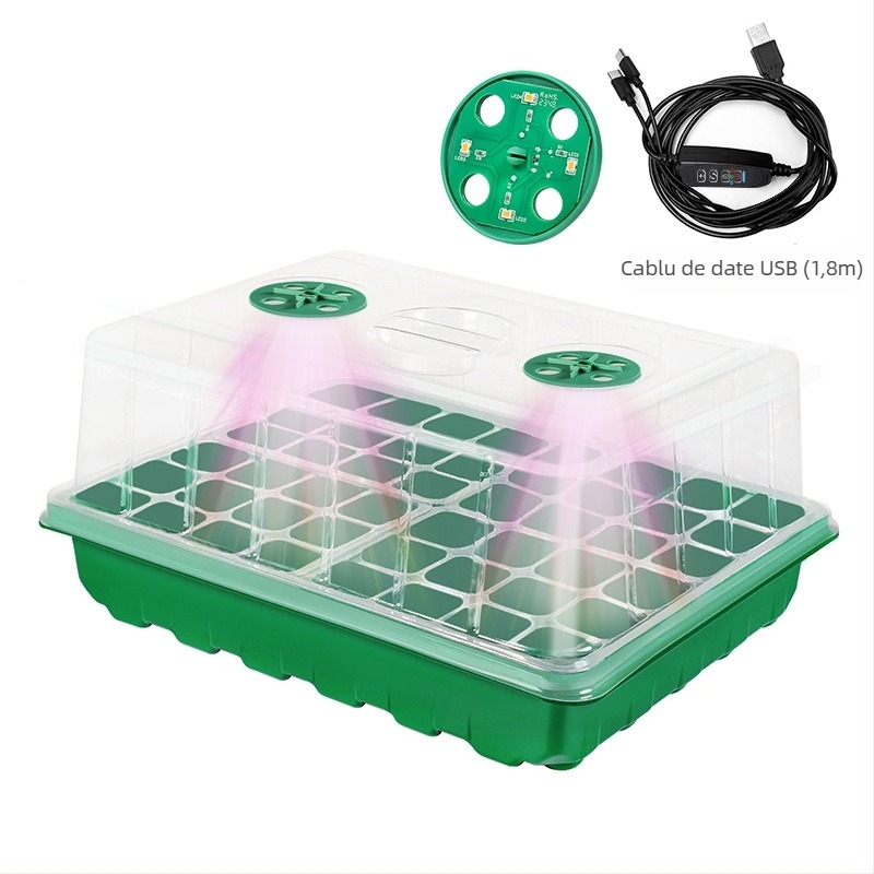 Cutie pentru răsaduri, din plastic, pentru răsaduri, Chengguan