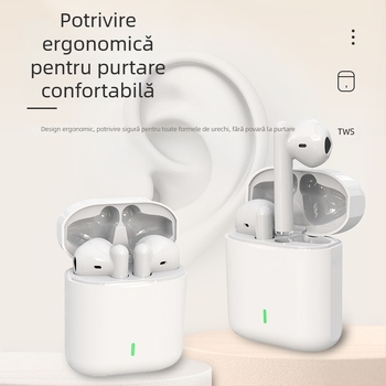 Căști TWS Bluetooth fără fir pentru sport – stereo, in-ear (Bluetooth 5.0, rază 10 m, autonomie 0–4 h, utilizare: in-ear)