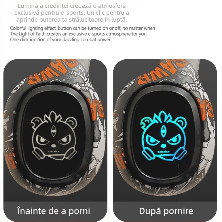 Căști Bluetooth pentru cap, Bluetooth 5.3, rază de 10 m, sunet stereo, autonomie baterie 4–8 ore