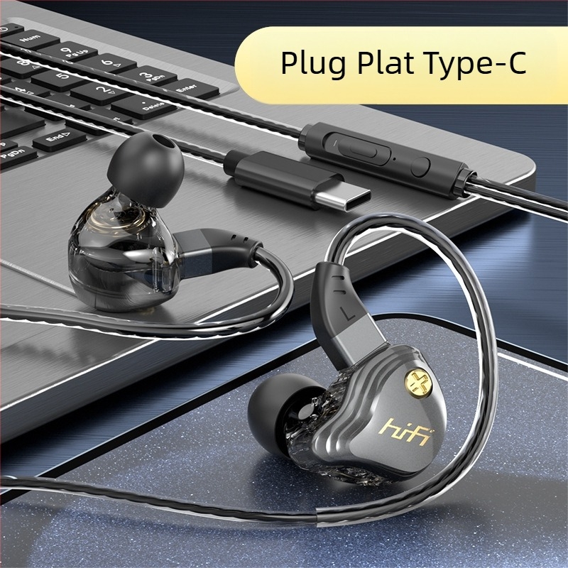 Căști cu fir cu microfon încorporat, jack de 3,5 mm, cablu de 120 cm, compatibilitate universală, difuzoare de 10 mm, răspuns în frecvență 20 Hz–20 kHz