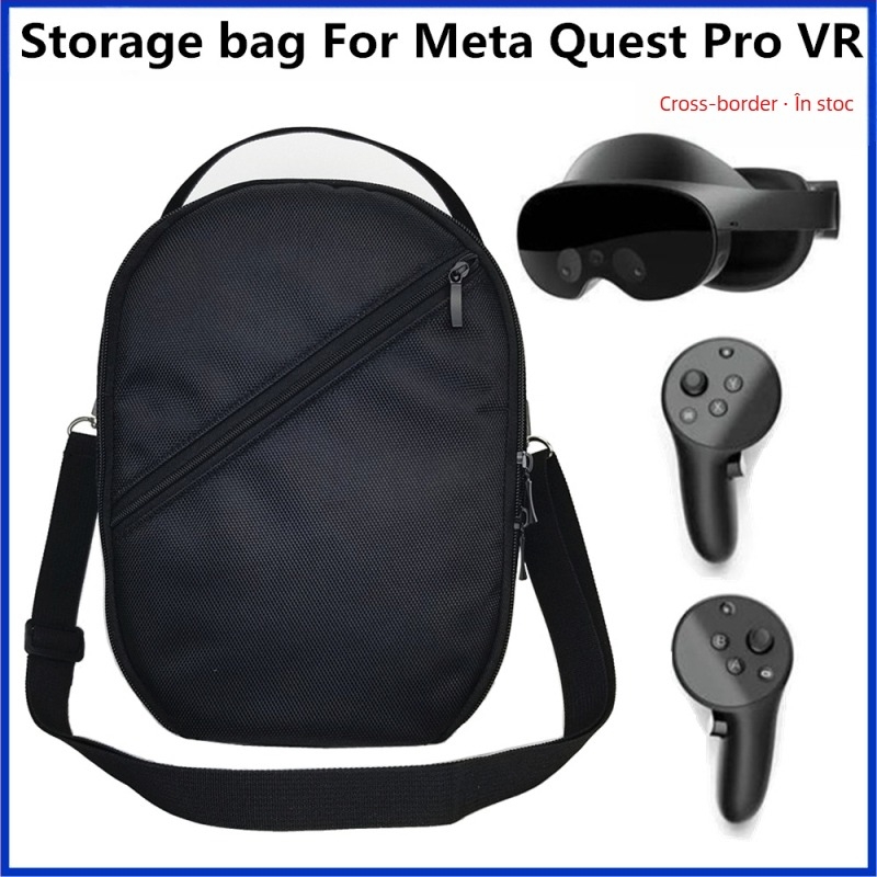 Geantă de stocare VR pentru Apple Vision Pro, material 1680D Oxford, compatibilă cu PSVR2, Meta Quest 2 și Quest Pro, greutate 0,32 kg