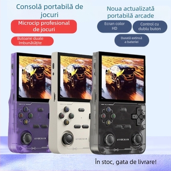 Consolă portabilă de jocuri cu Linux OS, 64GB memorie, interfață USB, ieșire AV, conectivitate TV