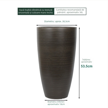 Container de control al rădăcinilor, plastic, montare pe perete, stil Nordic