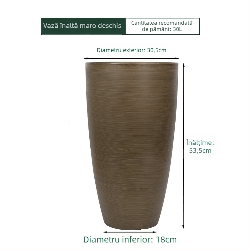 Container de control al rădăcinilor, plastic, montare pe perete, stil Nordic