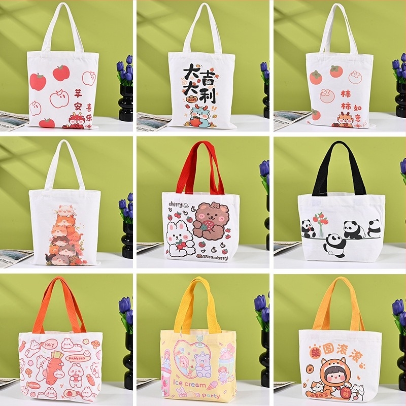 Geantă din pânză cu strat de acoperire, imprimare personalizabilă (UV digital, serigrafie), logo imprimat, potrivită pentru mici serii și comenzi la cerere