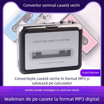 Convertor USB pentru casete Ezcap218 pentru conversia Walkman casetelor în MP3 pe USB