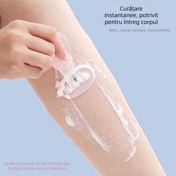 Dispozitiv manual de îndepărtare a părului pentru corp, destinat femeilor, pentru subraț, picioare, brațe și zone intime