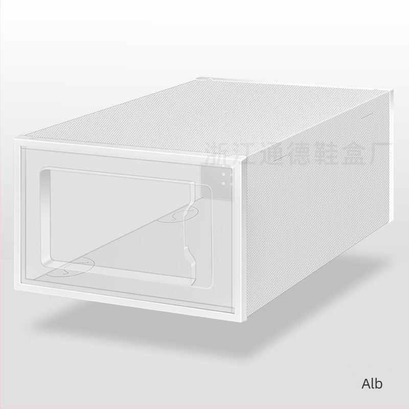 Cutie de depozitare pentru pantofi, pliabilă, transparentă, anti-praf (din PP plastic)