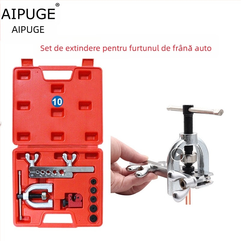 Conductă de frână auto din aliaj cu acoperire cu cupru-nichel; set cu 16 accesorii; procesare nepersonalizată