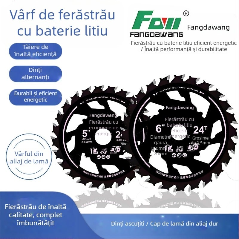 Lamă de ferăstrău din aliaj Square King pentru prelucrarea lemnului – economică, ascuțită, durabilă, fără blocare și fără arderi; compatibilă cu mașinile de tăiat