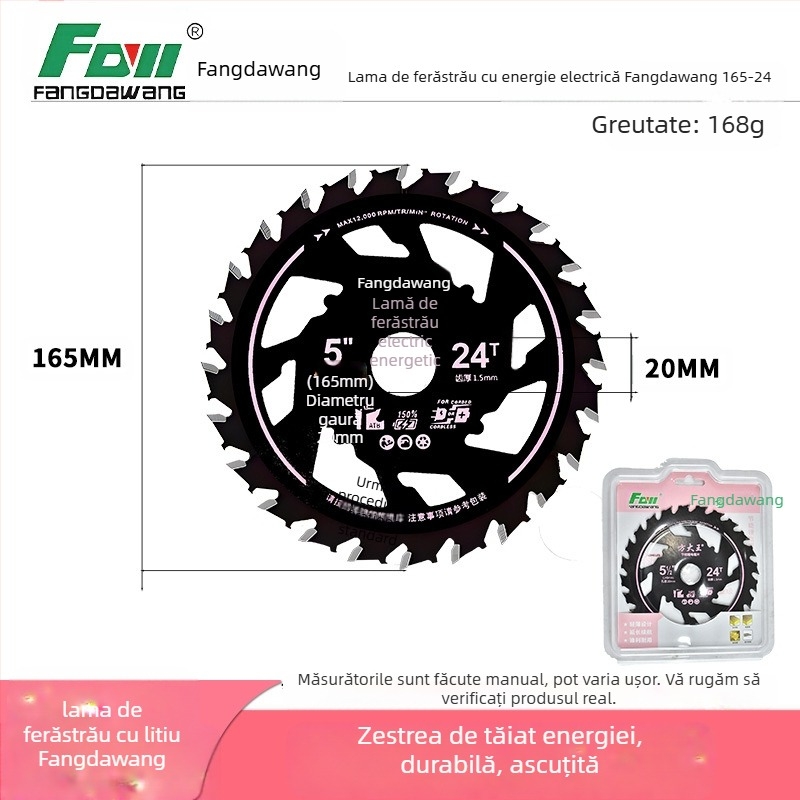 Lamă de ferăstrău din aliaj Square King pentru prelucrarea lemnului – economică, ascuțită, durabilă, fără blocare și fără arderi; compatibilă cu mașinile de tăiat