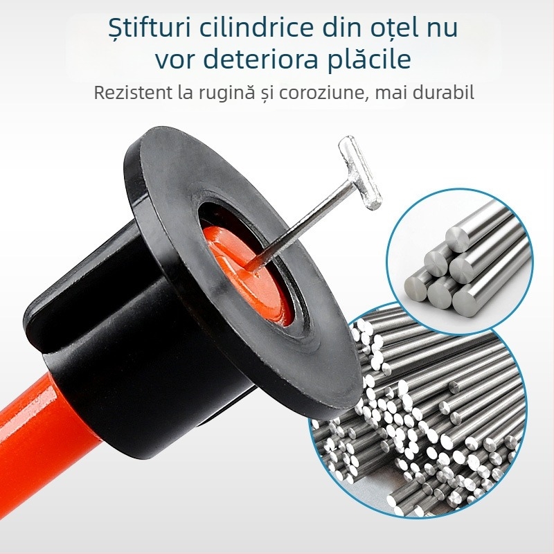 Nivelator de plăci, tip T, clips din plastic, dispozitiv de poziționare pentru montarea plăcilor de podea și de perete — Chuanxing