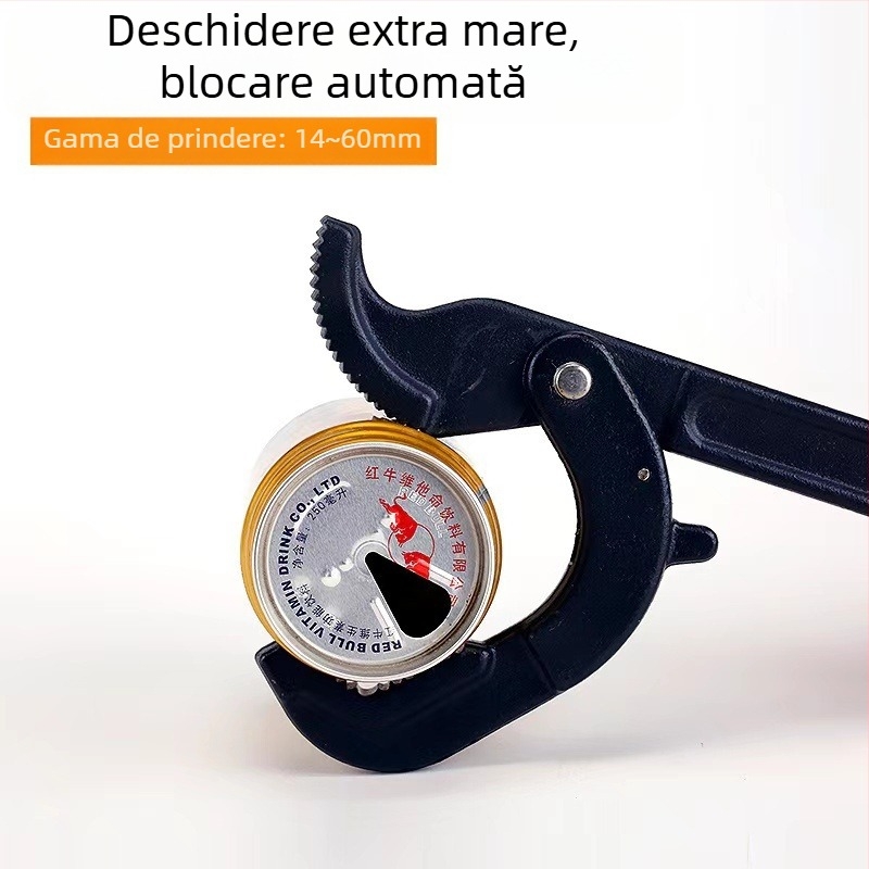 Cheie pentru țevi multifuncțională YCDIDM — oțel carbon înalt, 1300 g