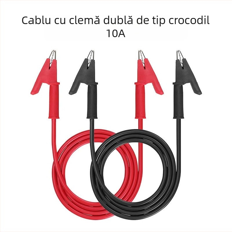 Linie de test pentru măsurător digital cu cleme cu două capete, PVC, brand Shengen Star, model Double-headed alligator clip line, greutate 113 g