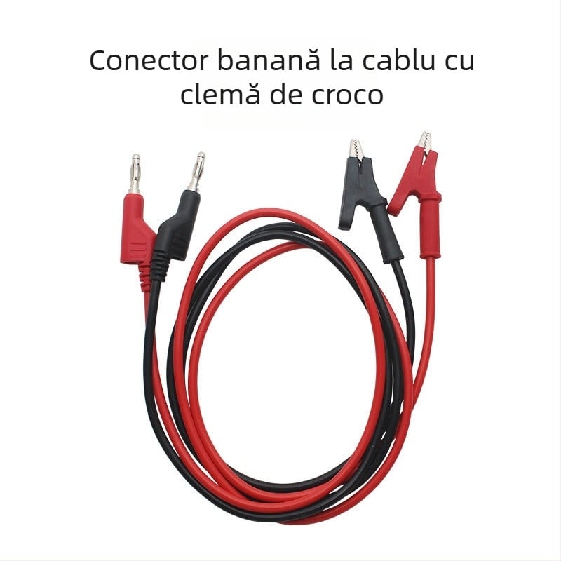 Linie de test pentru măsurător digital cu cleme cu două capete, PVC, brand Shengen Star, model Double-headed alligator clip line, greutate 113 g