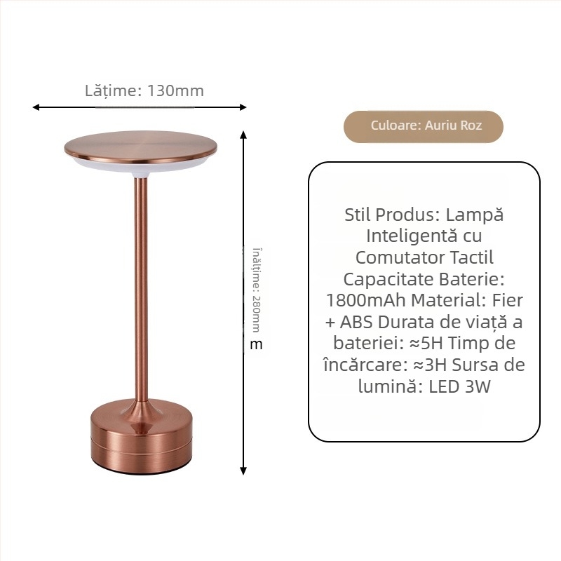 Lampa de masă cu încărcare USB, stil creativ, ornament decorativ, lumina de noapte, iluminare ambientală — Brand: Yuelin Lighting Co., Ltd