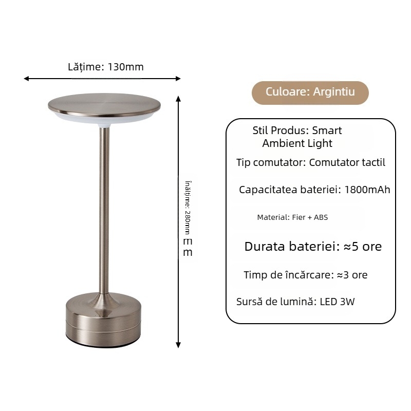 Lampa de masă cu încărcare USB, stil creativ, ornament decorativ, lumina de noapte, iluminare ambientală — Brand: Yuelin Lighting Co., Ltd