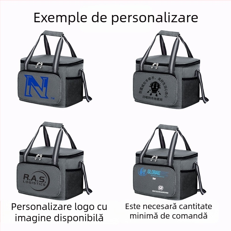 Geantă termică pentru prânz Zi Shu Coco, Material Oxford, Stil modern cu o singură curea, Izolație