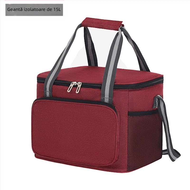 Geantă termică pentru prânz Zi Shu Coco, Material Oxford, Stil modern cu o singură curea, Izolație