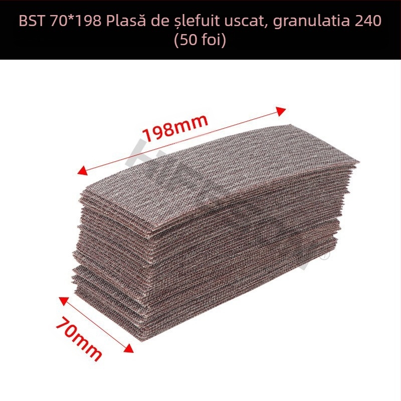 Sea Flying Shark șmirghel plușat autoadeziv uscat cu plasă pentru șlefuirea caroseriei auto și a lemnului