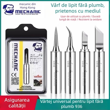 Vârf de lipit 936A fără plumb, cu vârf îndoit, din cupru fără oxigen, pentru telefoane mobile