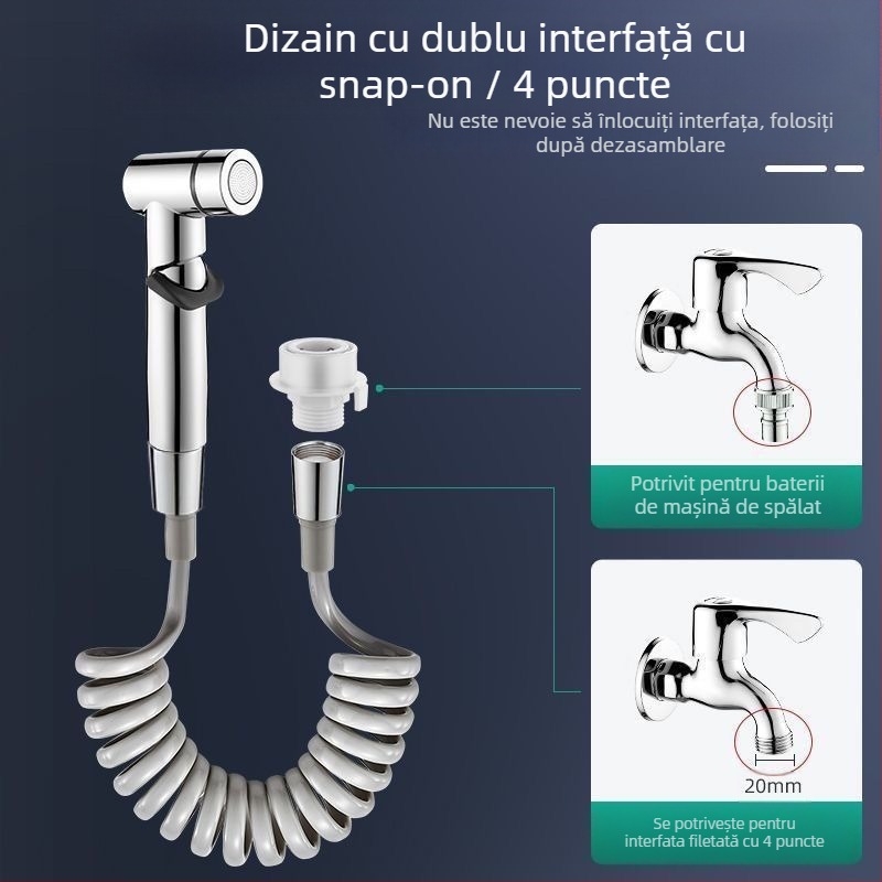 Robinet de duș pentru toaletă, corp din cupru, model 1, JIUMWOO, certificat EU CE, personalizare disponibilă