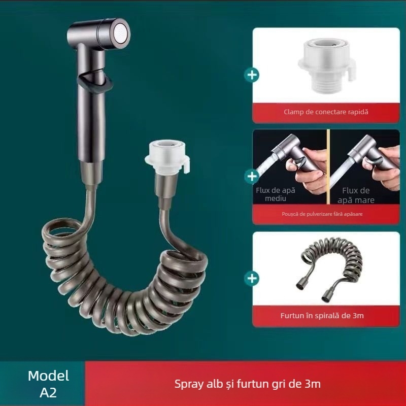 Robinet de duș pentru toaletă, corp din cupru, model 1, JIUMWOO, certificat EU CE, personalizare disponibilă