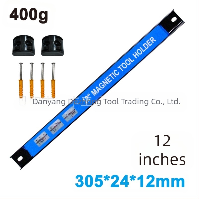Bandă magnetică de depozitare cu cârlige pentru ustensile de bucătărie, construcție din fier