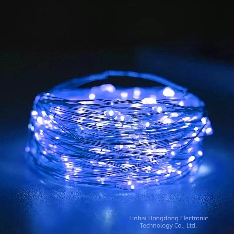 Lumini LED cu sârmă de cupru alimentate cu energie solară pentru exterior, decorațiuni de Crăciun, model Solar Copper Wire Lamp, IP44, tensiune ≤36V, suport pentru personalizare