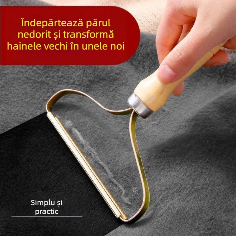 Îndepărtător manual de scame pentru haine, corp metalic, brand Autonomy, lansare 2020, etichetă privată licențiată