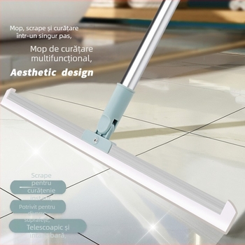 Mătură din silicon pentru baie și podele de sticlă – aspiră apa și părul, set de 100 buc