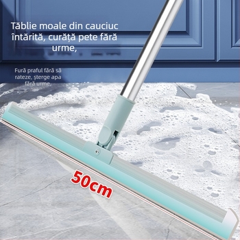 Mătură din silicon pentru baie și podele de sticlă – aspiră apa și părul, set de 100 buc