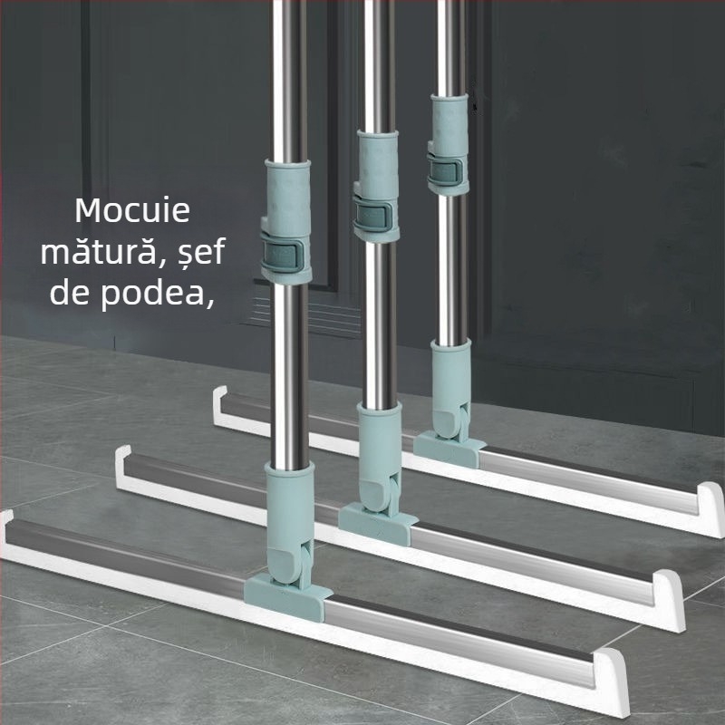 Mătură din silicon pentru baie și podele de sticlă – aspiră apa și părul, set de 100 buc