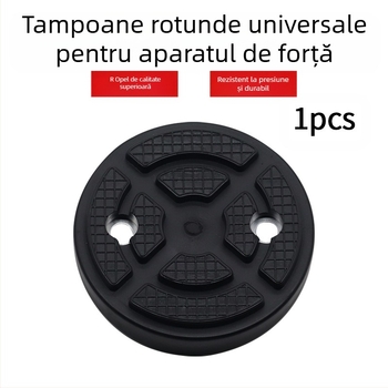 Padă din cauciuc pentru lift auto, tavă pentru suportul piciorului și accesorii pentru lift cu coloane duble — tampon rotund universal, model MM-00031, origine: Cangzhou, Hebei