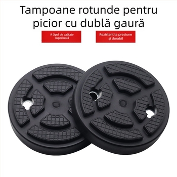 Padă din cauciuc pentru lift auto, tavă pentru suportul piciorului și accesorii pentru lift cu coloane duble — tampon rotund universal, model MM-00031, origine: Cangzhou, Hebei