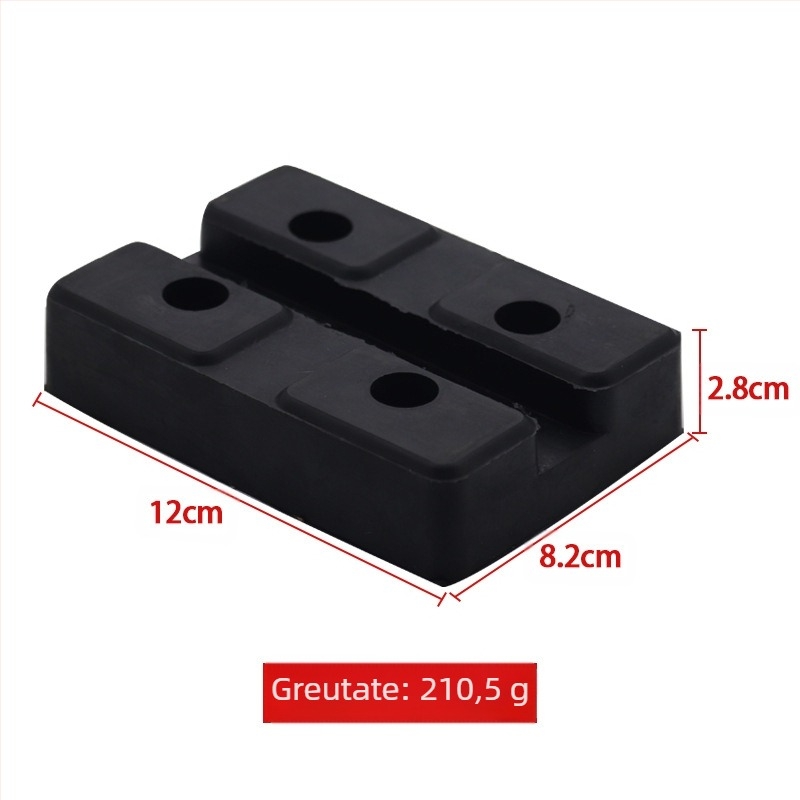 Padă din cauciuc pentru lift auto, tavă pentru suportul piciorului și accesorii pentru lift cu coloane duble — tampon rotund universal, model MM-00031, origine: Cangzhou, Hebei